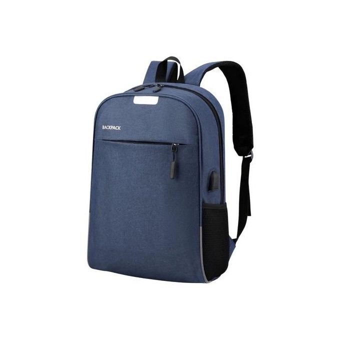 Backpack 3 In 1 Multi Functional School Laptop Bag With USB Slot – Blue