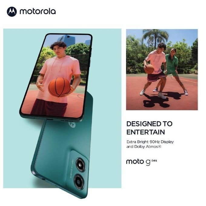 Motorola Moto G04s – 6.6-Inch Display – 64GB Storage – 4GB RAM – 16MP Rear Camera and 5MP Front Camera – 5000mAh Battery – Sea Green in kumasi