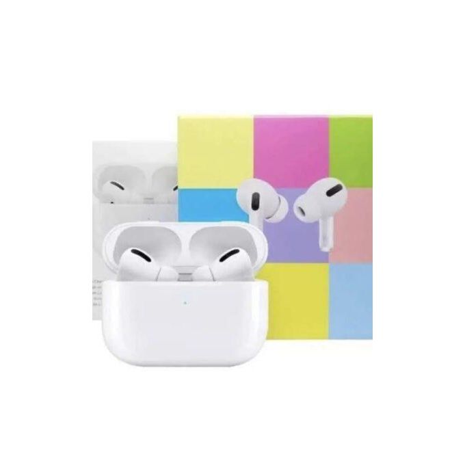 White Wireless Bluetooth Earbuds