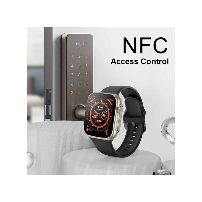 TiLECC T800 Ultra Smartwatch Series 8 with 8-Door Access – Orange