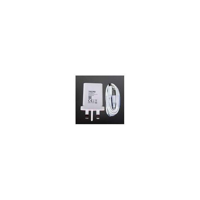 TECNO White Adaptive Type A Charger