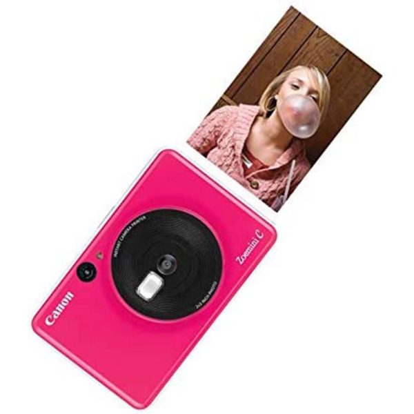 Canon Zoemini C Instant Camera Printer – Pink Bubblegum — product view 3