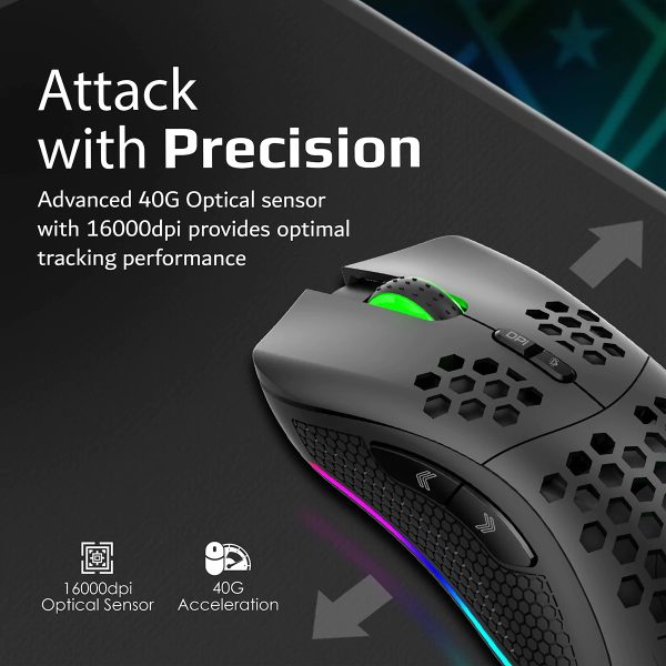 Vertux Dual-Function Gaming Mouse