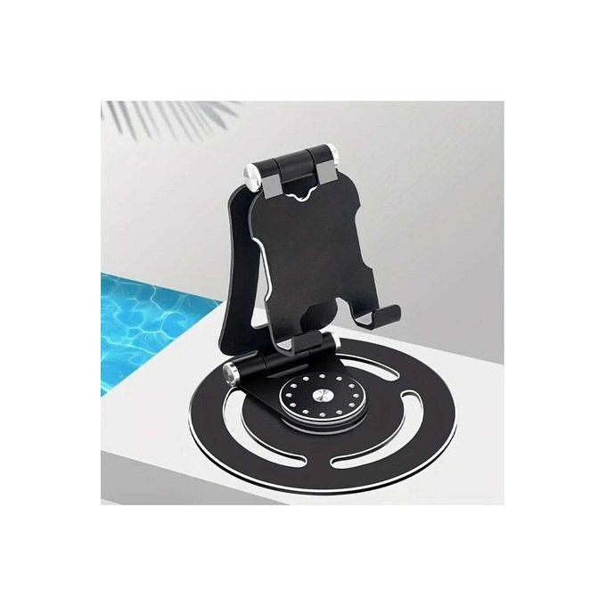 Universal Metal Stand for Cell Phones and Tablets – Available in Various Colors / Phone Holder – Black — product view 2