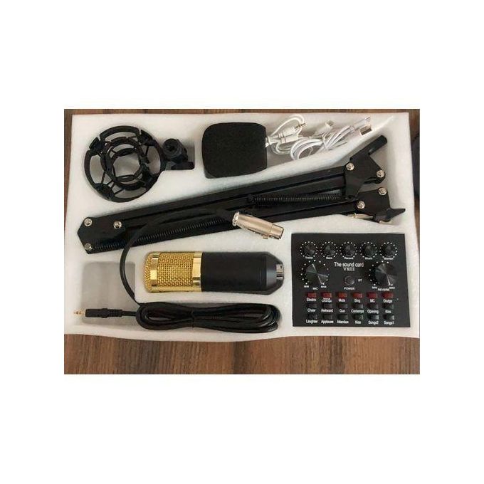 BM800 Condenser Microphone Kit with V8 Sound Card — product view 3