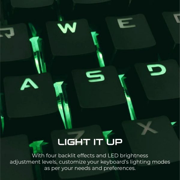 Vertux Quick Action Wired Mechanical Gaming Keyboard