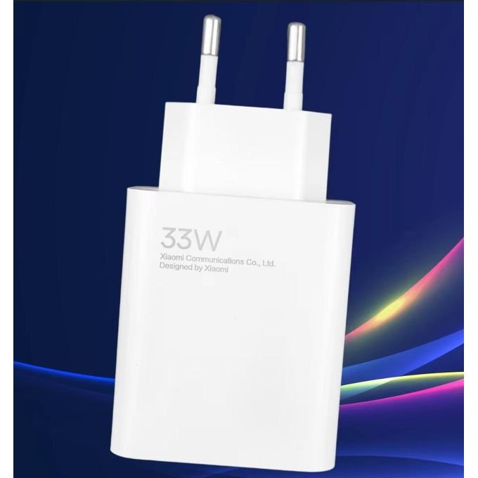 33W 2-Pin Ultra-Fast USB to Type-C Charger – White in kumasi