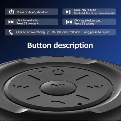 Buy Mini Pro Bluetooth Calling Speaker-Black/grey in Kumasi