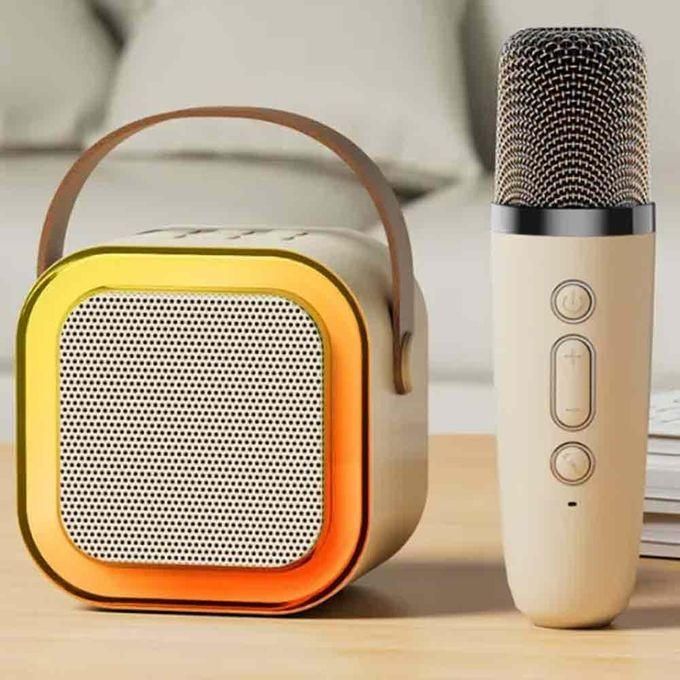 Portable K12 Karaoke Machine with Bluetooth 5.3 – Pa Speaker System and 1 Wireless Microphone for Home Use — product view 2