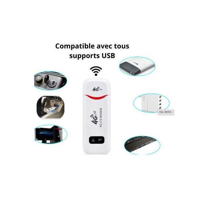 Portable Wireless 4G LTE USB Modem Stick with 150Mbps Speed for Home and Office WiFi — product view 5