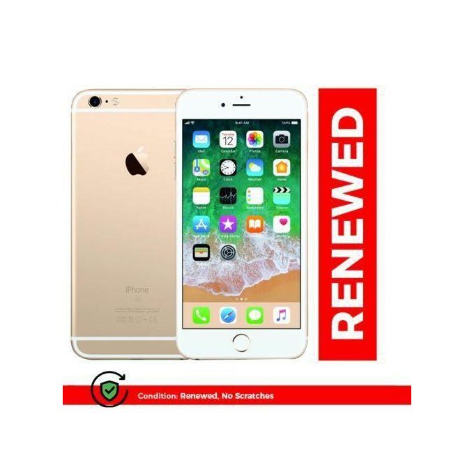 Refurbished Apple iPhone 6s Plus - 5.5" Display - 2GB RAM, 64GB Storage - 12MP Rear Camera, 5MP Front Camera - 2750mAh Battery - Gold