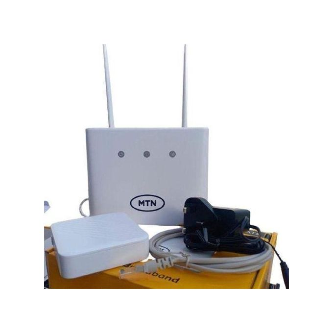 MTN Universal TURBONET 4G Broadband Router (Compatible with Turbonet SIM) + Backup Battery