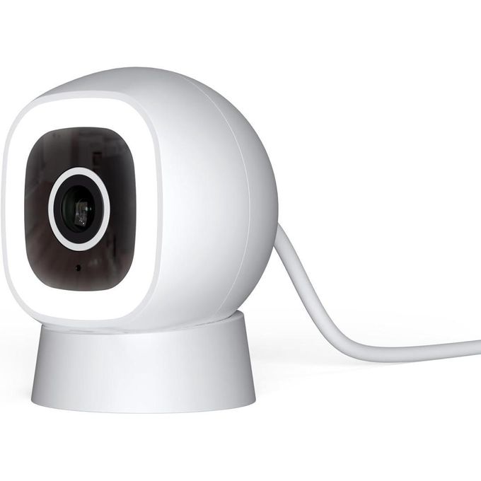 Luna 2K Resolution Smart Security Camera with Night Vision and Motion Sensor – White