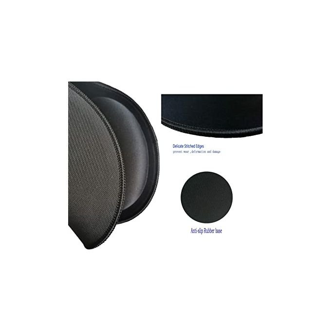 Ergonomic Black Mouse Pad with Wrist Support in kumasi