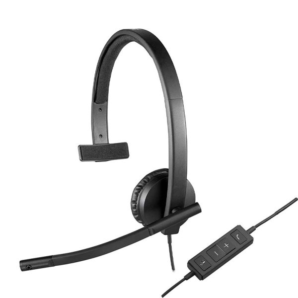 Logitech H570E USB Mono Headset – Skype Certified