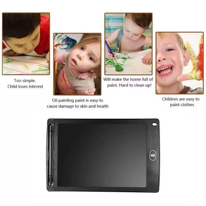 LCD Kids Writing Tablet – 8.5Inches – Black