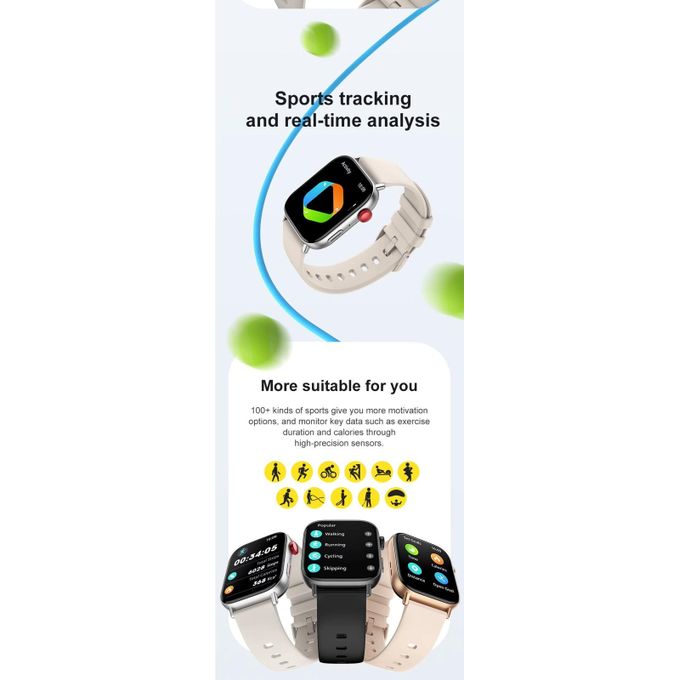 Colmi C8 Max Black Smartwatch – 1.93 Inches