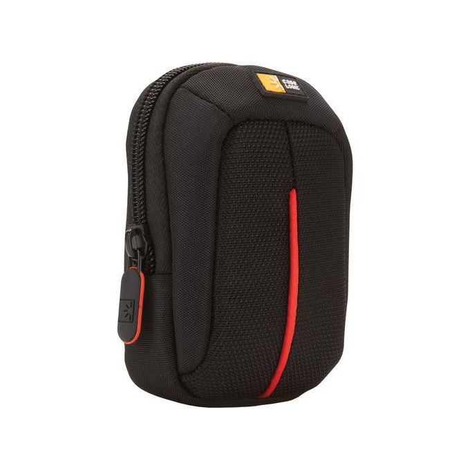 Case Logic Small Nylon Camera Bag – DCB301K – Black and Red — product view 2
