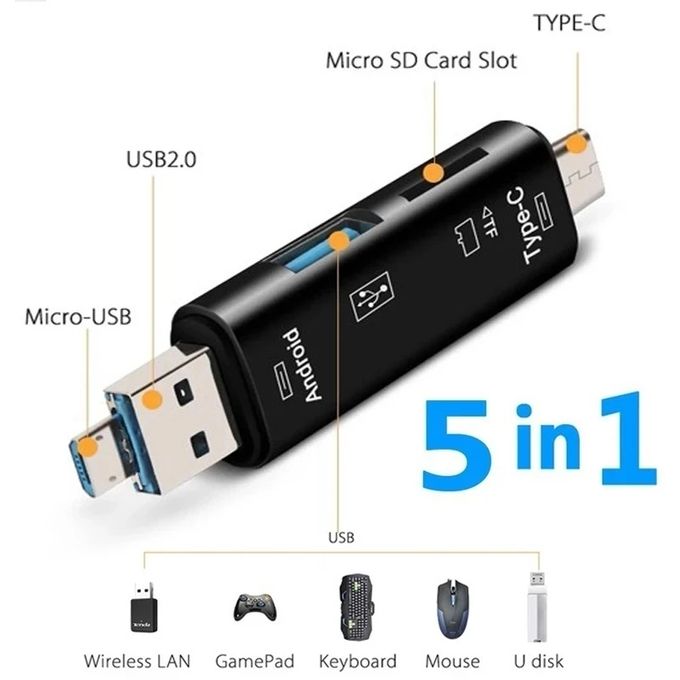 5-in-1 Multifunctional OTG Card Reader – Other