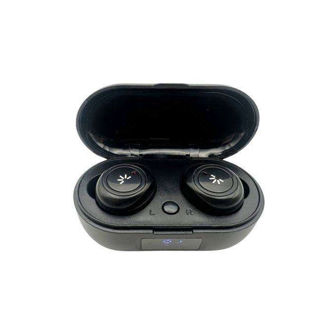 Case Logic True Wireless Earbuds with Charging Case in Black, Model CL-AU-BE-115