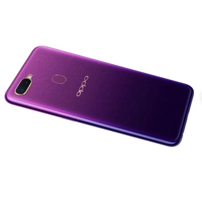 Refurbished OPPO F9 Smartphone – 6.3-inch Display, 6GB RAM, 128GB Storage, 3500mAh Battery, 16MP + 25MP Cameras, Fingerprint Sensor, Dual SIM – Purple