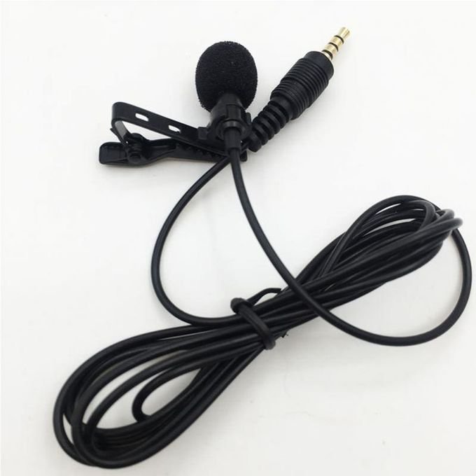 1.5m Lapel Microphone with 3.5 mm Clip-On for Lectures and Speaking in kumasi