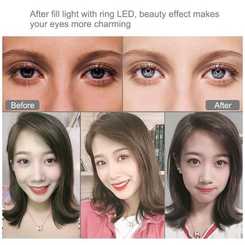 Puluz 10.2 Inch 3 Modes Dimmable LED Desktop Video Ring Light Selfie Lamp With Tripod Stand USB Plug For YouTube Live Photo Photography Studio In Kumasi