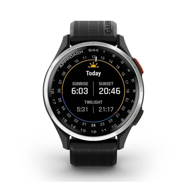 Garmin Approach S44 43mm in Black and Silver
