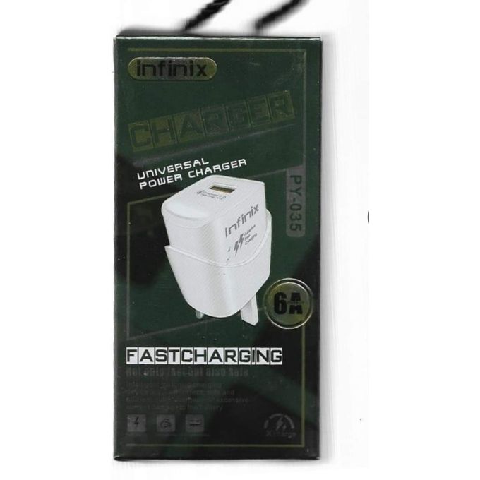 Infinix 6A Universal Fast USB Power Charger – White