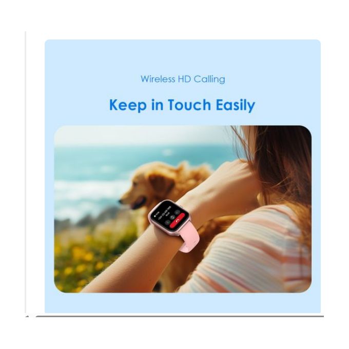 Oraimo 5 Lite 2.01″ HD IP68 Smartwatch in Rose Gold – GH Edition