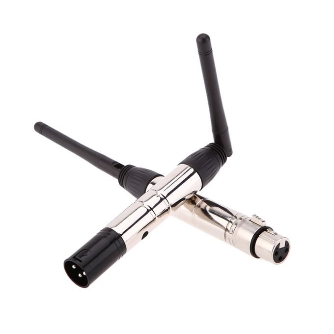 Lixada 2.4G ISM DMX512 Wireless Dual XLR Male and Female Connector