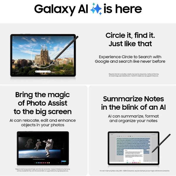 Samsung Galaxy Tab S9 Plus with 12GB RAM and 256GB Storage – 12.4-Inch Display