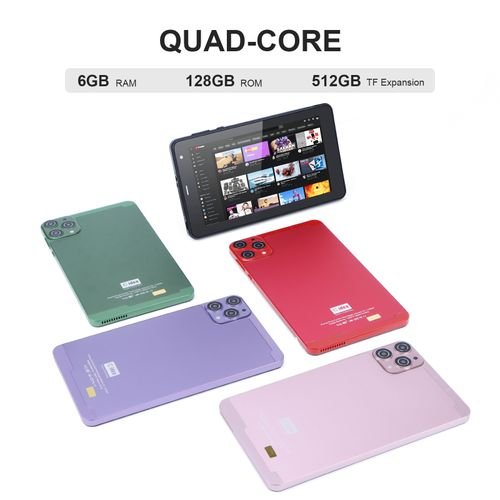 Buy C Idea Android 12 Tablet 7″ Tablet With 6GB RAM 128GB ROM Sim 6000mAh Battery Red in Kumasi