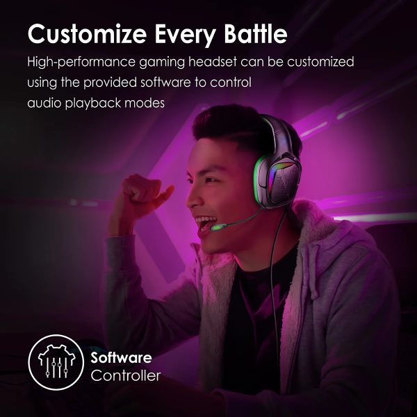 Vertux Pro Gaming Headset with High-Performance 7.1 Stereo Sound