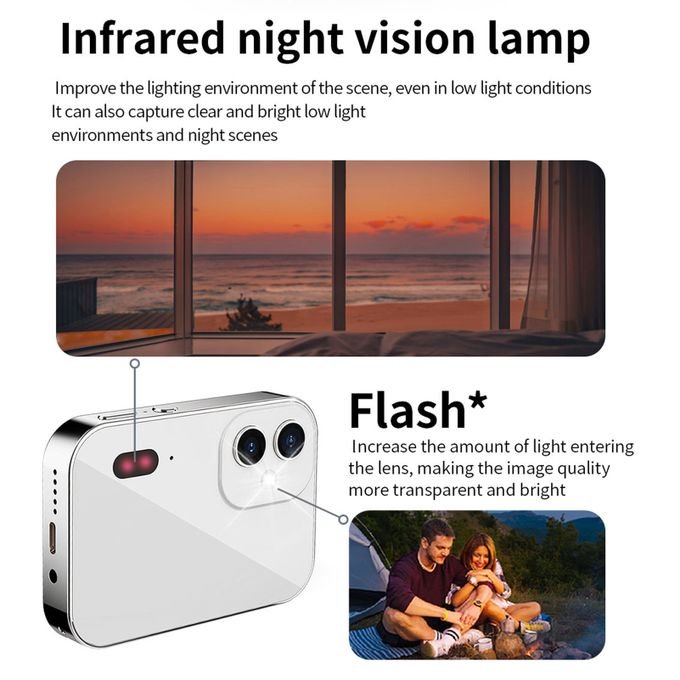 64MP 4K CCD Digital Video Camera with Three Lenses in kumasi