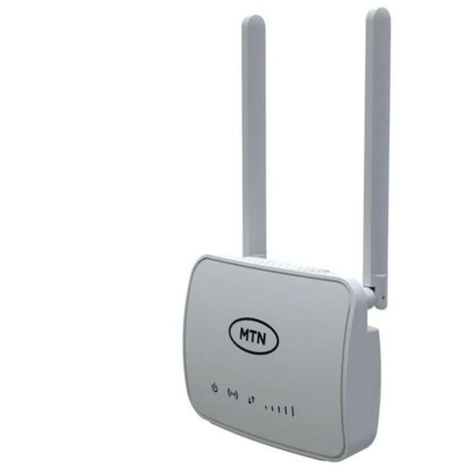 ZTE MTN 4G Universal Cat 4 Router with 1 LAN Port – Ideal for Home and Business Use (COMPATIBLE WITH ALL NETWORKS) – WHITE