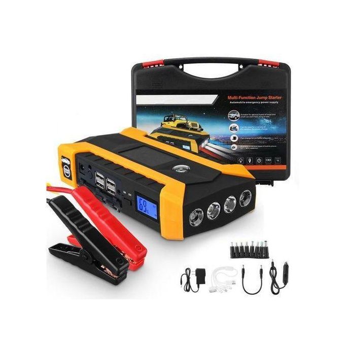 Yellow Portable Car Jump Starter – Single Unit