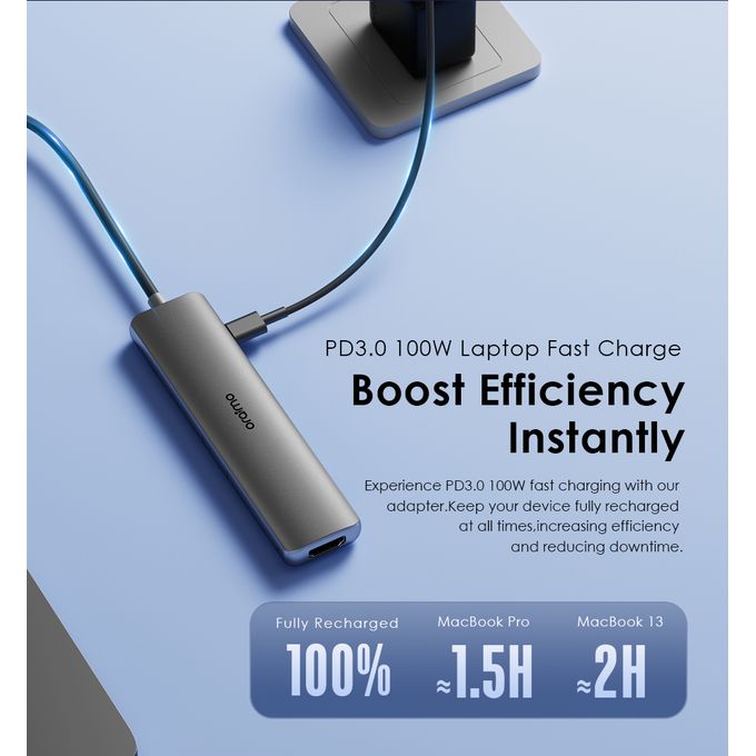 Oraimo 7-in-1 Multi-Functional USB-C Hub and Docking Station