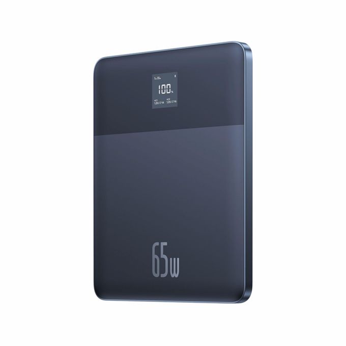 Baseus Blade2 12000mAh Fast-Charging Power Bank with Digital Display, Intelligent Edition, 65W – Mariana Blue — product view 2