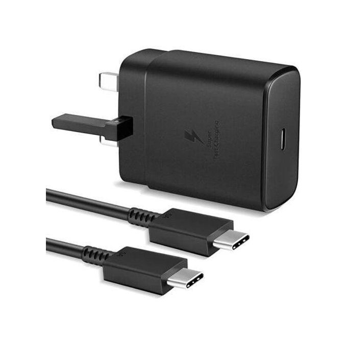 Samsung 45W Superfast Type-C to Type-C Full Charger – Black