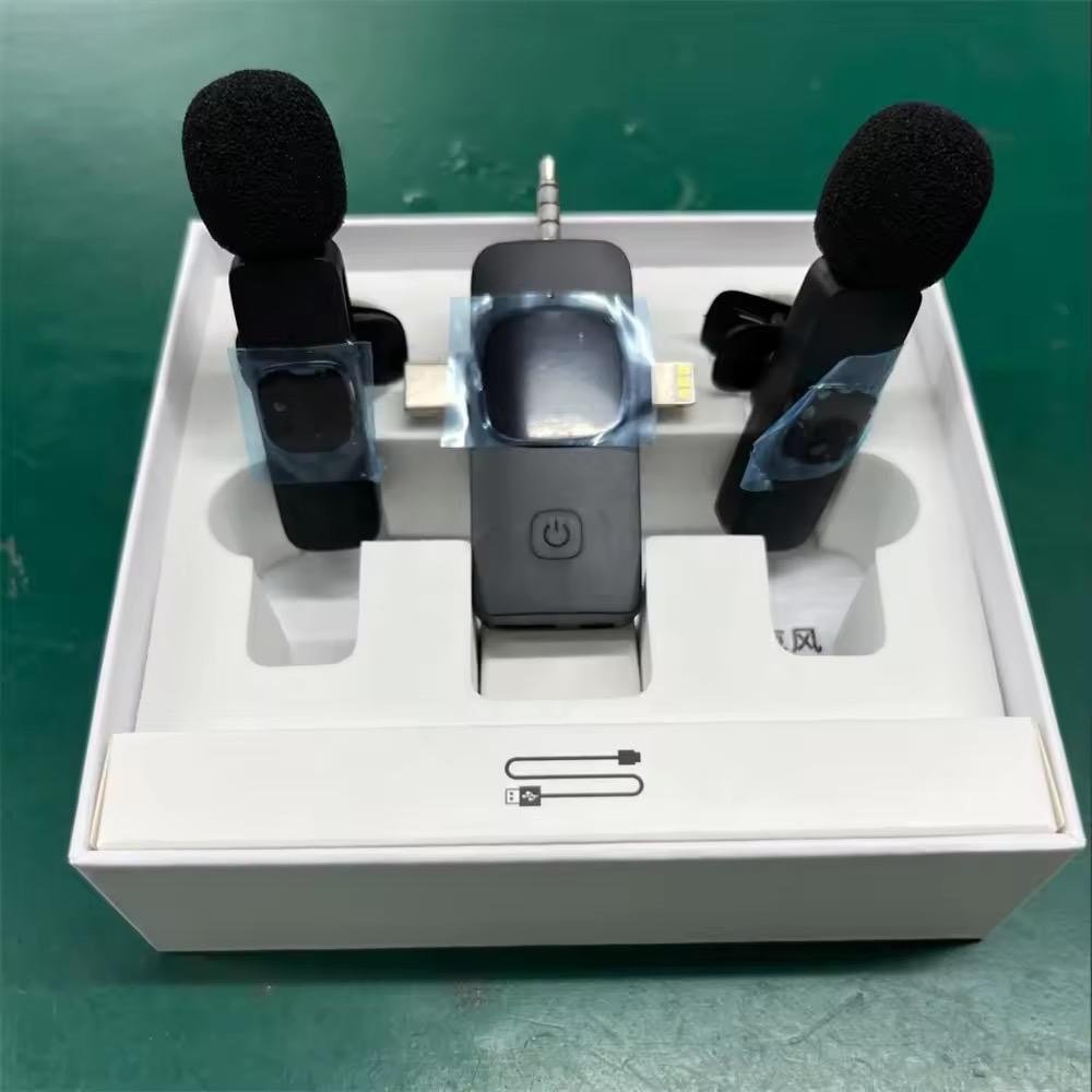 Buy Plug and play wireless lavalier microphone, suitable for video, recording, live broadcast, vlogging, interview wireless microphone K9 in Kumasi