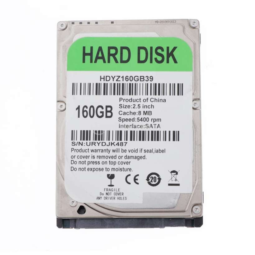 Buy 80GB 120GB 160GB 250GB 320GB 500GB Internal HDD 2.5 inch SATA III 5400 RPM Hard Drive for Windows Laptop PC Computer in Kumasi — product view 3