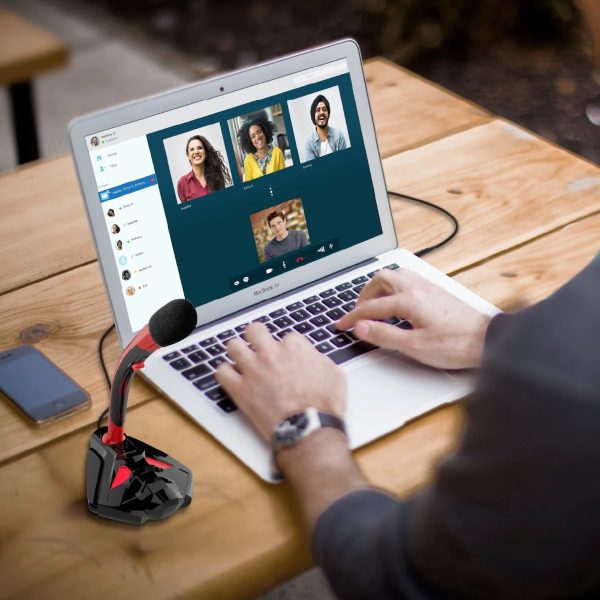 Vertux Universal Desktop Gaming Microphone with 3.5mm Stereo Input