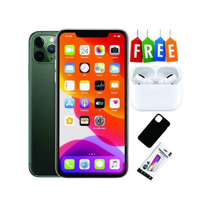 Apple iPhone 11 Pro - 256GB Storage - 4GB RAM - Space Green + Complimentary Accessories