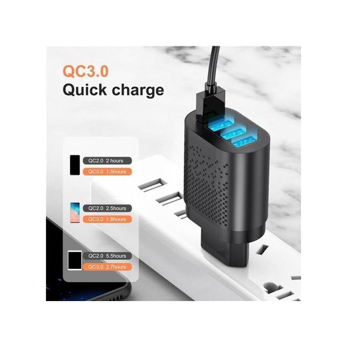 New Fast Charge USB Wall Charger Adapter for iPhone – Black in kumasi