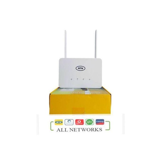 MTN 4G Universal Broadband Router with Backup Battery – White