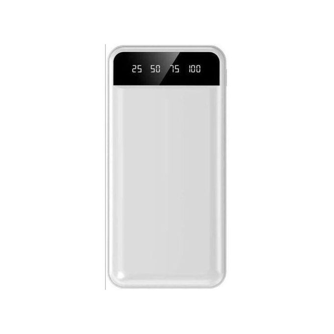 3-in-1 Cmopol 30,000 mAh Portable Power Bank - White