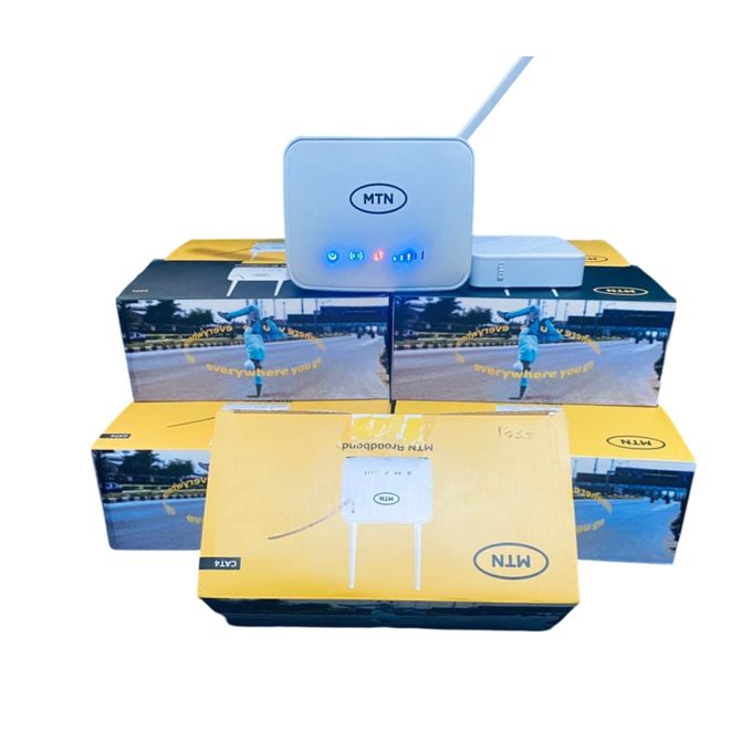 MTN Universal ZLT S20 Cat4 4G LTE Router with Power Bank – White
