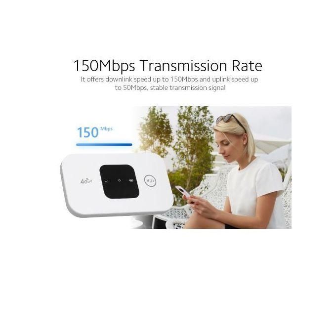Portable Universal 4G LTE Mobile MiFi – 2100mAh – White