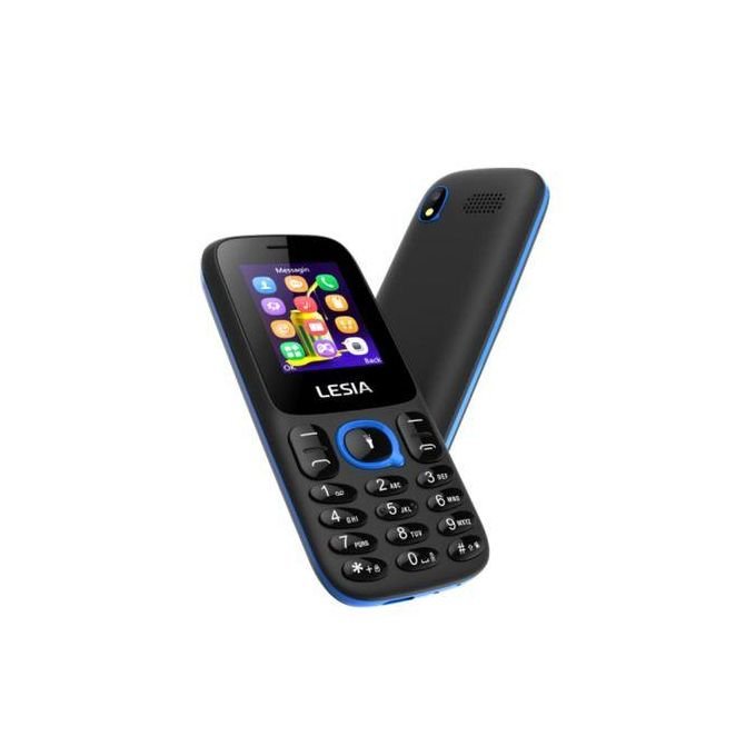 LESIA PRIME MINI Phone – 600mAh – 1.77-inch Display – Blue and Black
